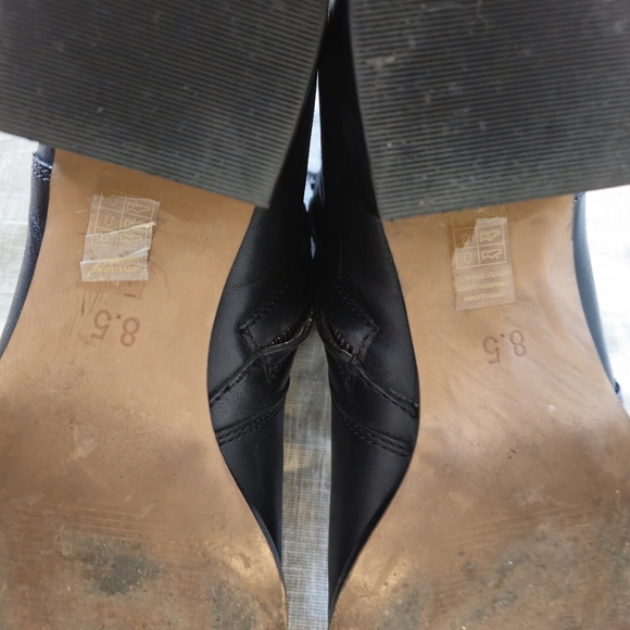 Madewell camden black leather ankle boots size 8.5 - Picture 4 of 7